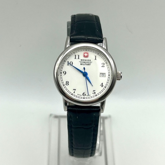 Wenger Ladies White and Black tones Watch Working - Picture 1 of 9